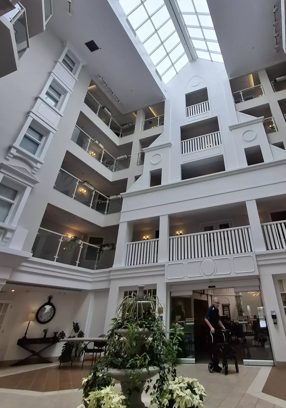 Retirement residence atrium