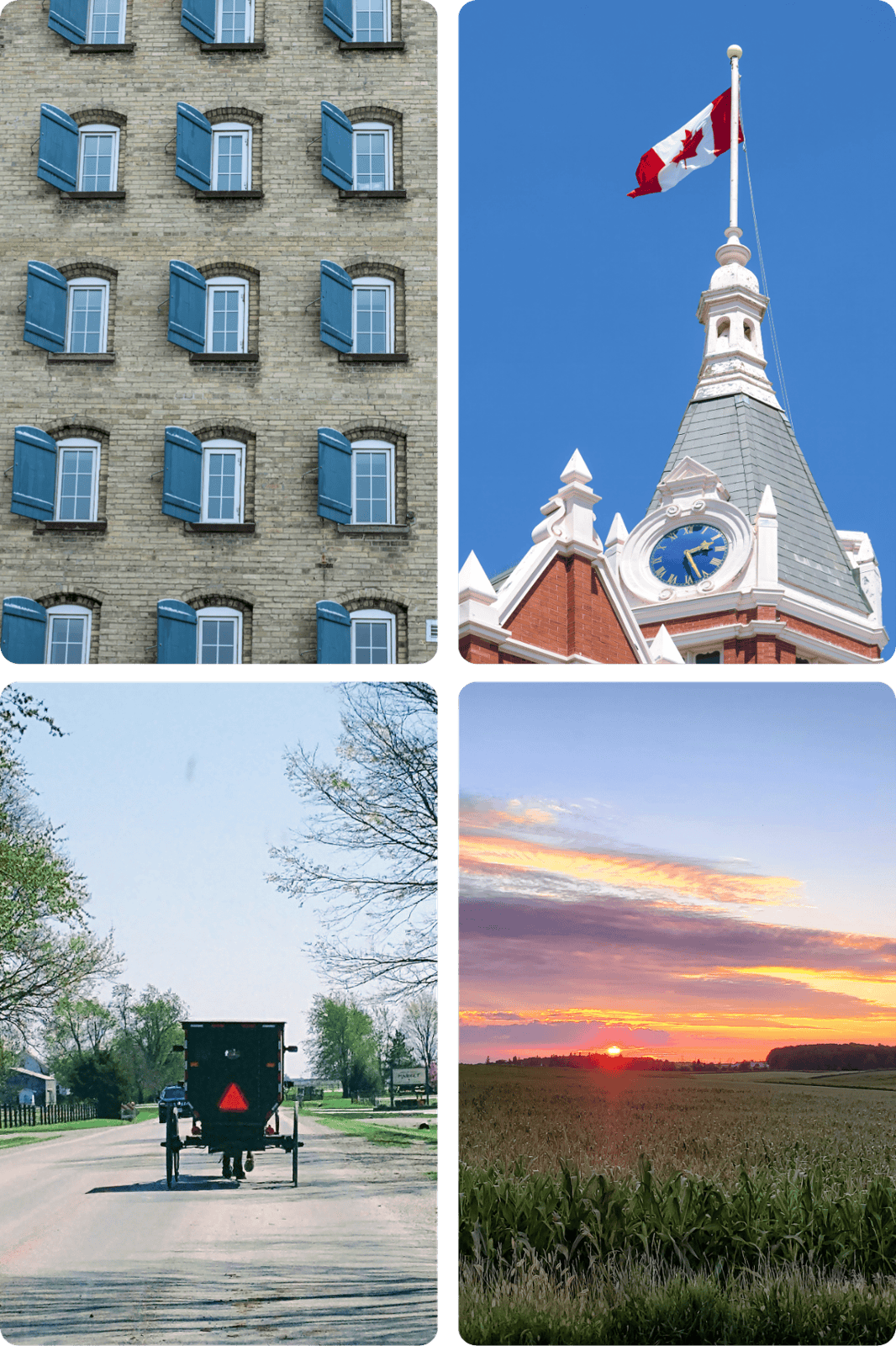 A collection of images of Waterloo and Perth County