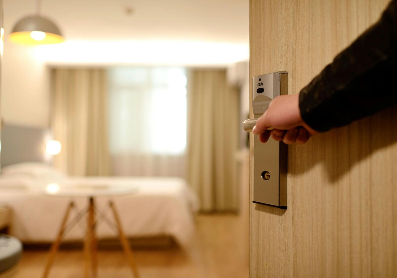 Senior Mover opening door